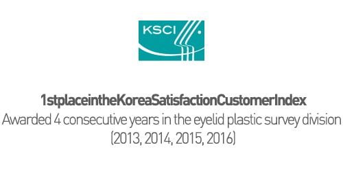 1st place in korea satisfaction customer index